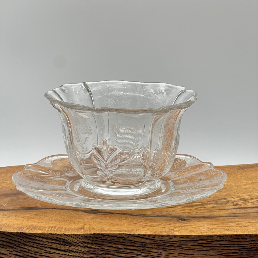 Fostoria Baroque Chintz Mayonnaise Bowl